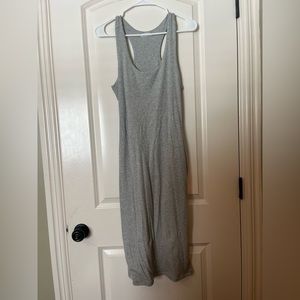 Women’s Haley and June Size Large Gray Ribbed Body Con Dress